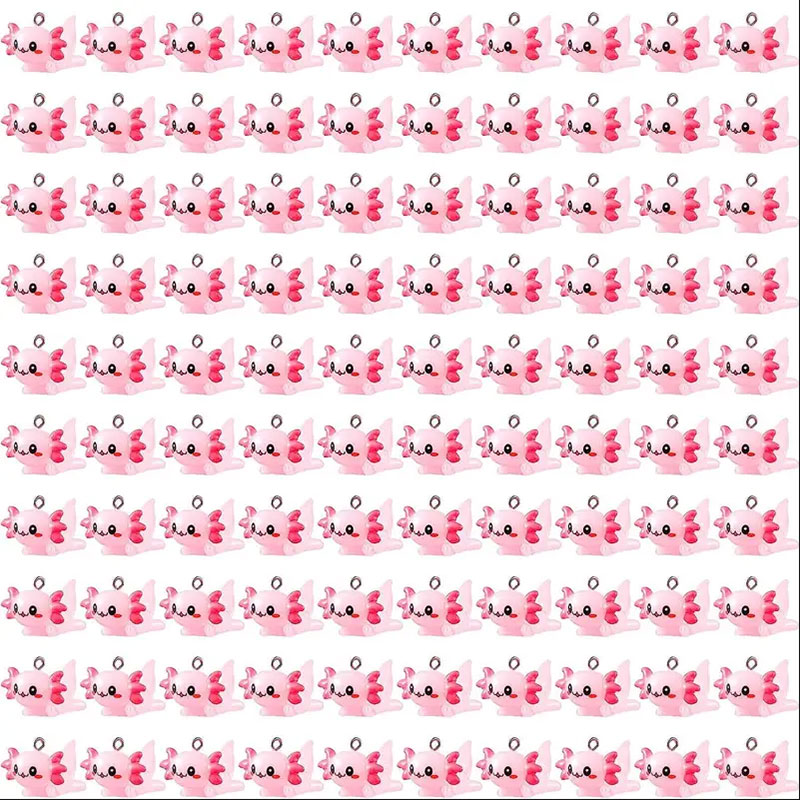 Resin Crafts Diy - 10 STKS Hars Mini Axolotl Bedels