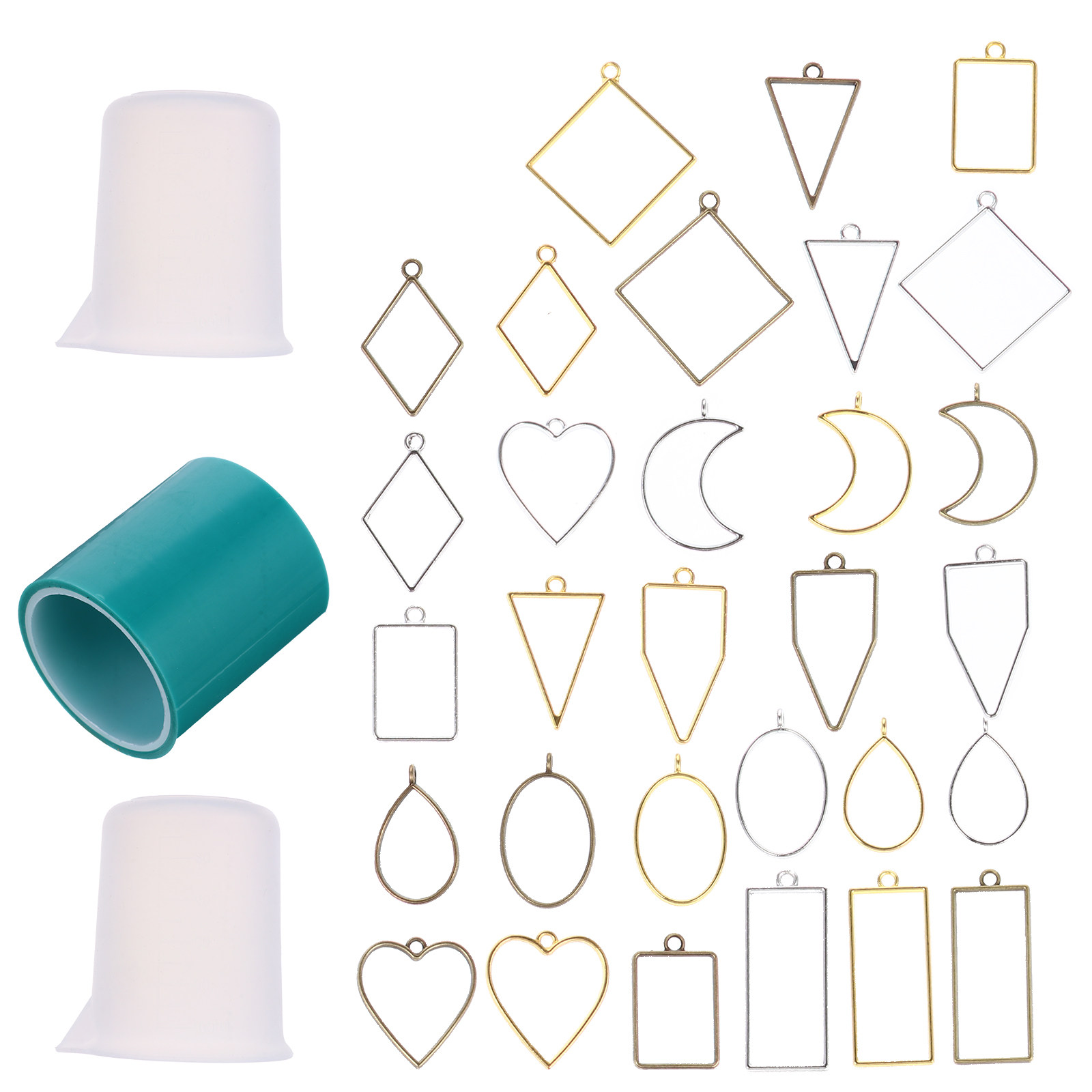 33-delige set metalen bedels,  - Resin Crafts Diy recensie en prijs