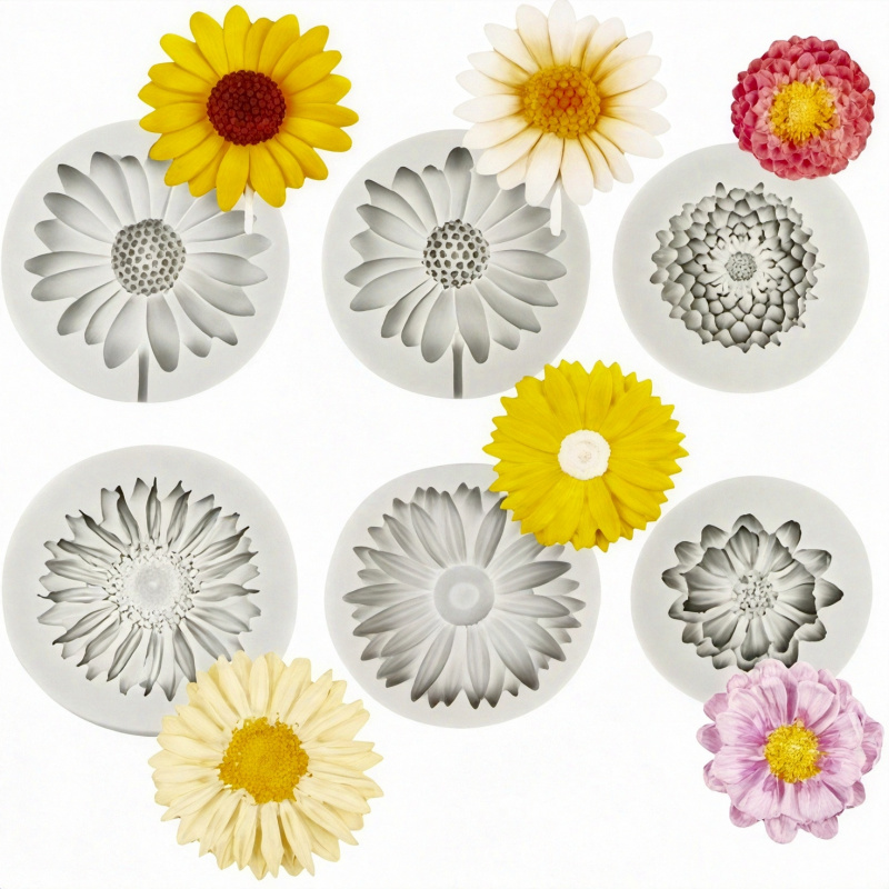 6 stuks, zonnebloem madeliefje - Resin Craft Ideas recensie en prijs