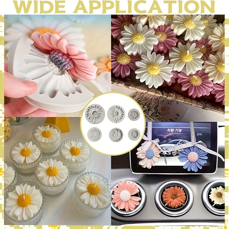 6 stuks, zonnebloem madeliefje - Resin Craft Ideas recensie en prijs