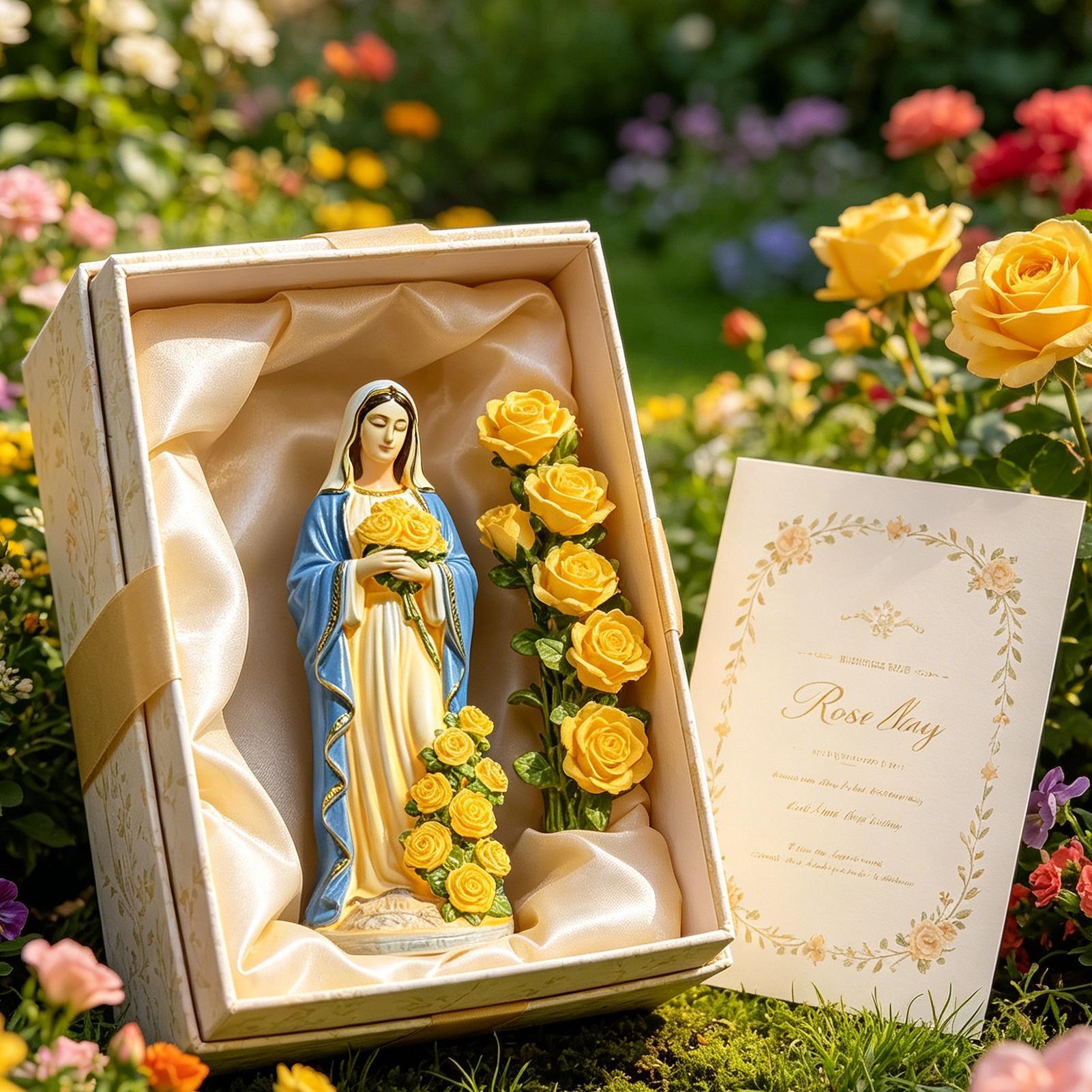 Maagd Maria zonnebeeld tuindec - Crafting Resin recensie en prijs