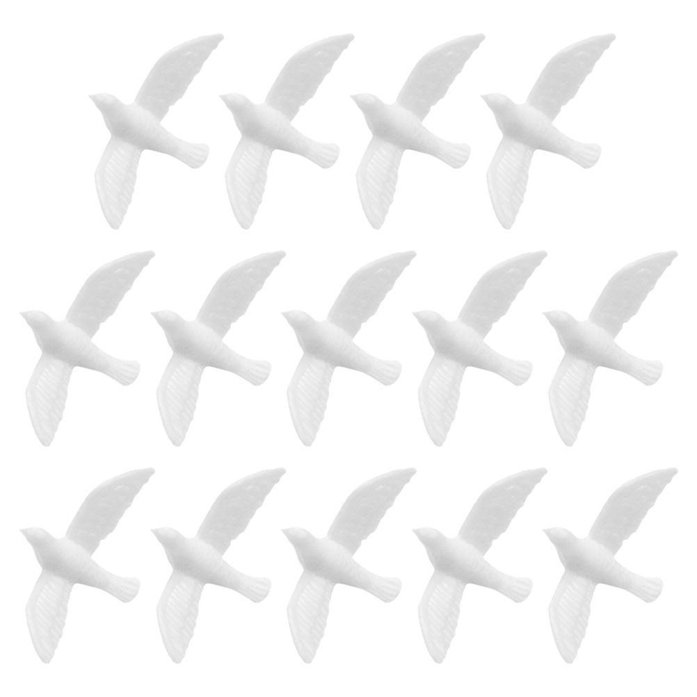 14 stuks miniatuur witte duive - Crafting Resin recensie en prijs