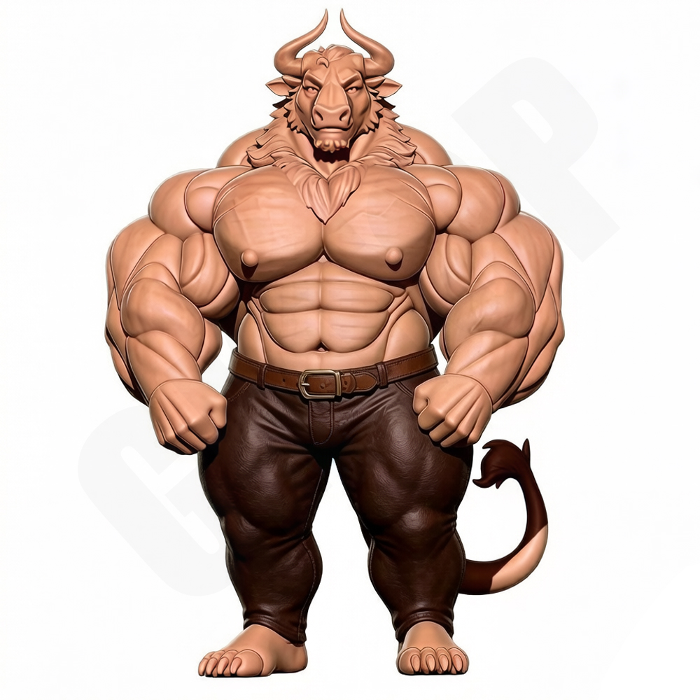 Hunky Fitness Muscle Bull 1/24 - Resin Craft Ideas recensie en prijs