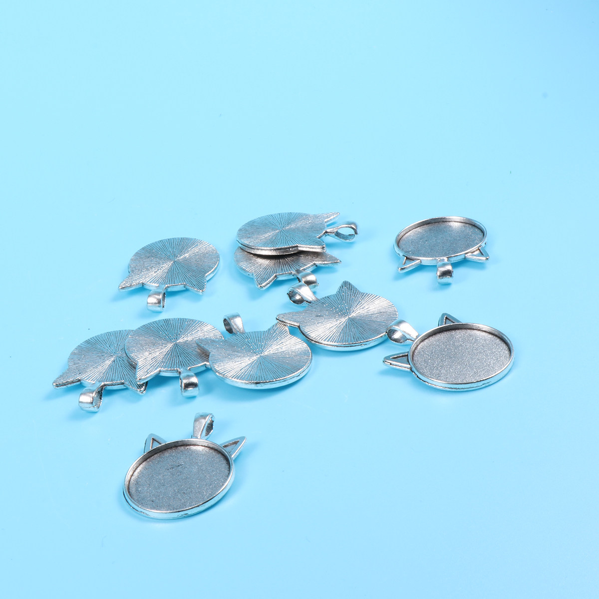 10 Stuks Kat Oor Bezel Hanger  - Resin Crafts Diy recensie en prijs