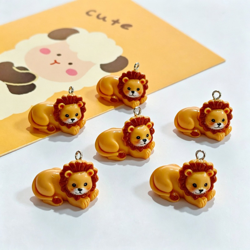6 stuks harsen hanger met leeu - Resin Crafts Diy recensie en prijs